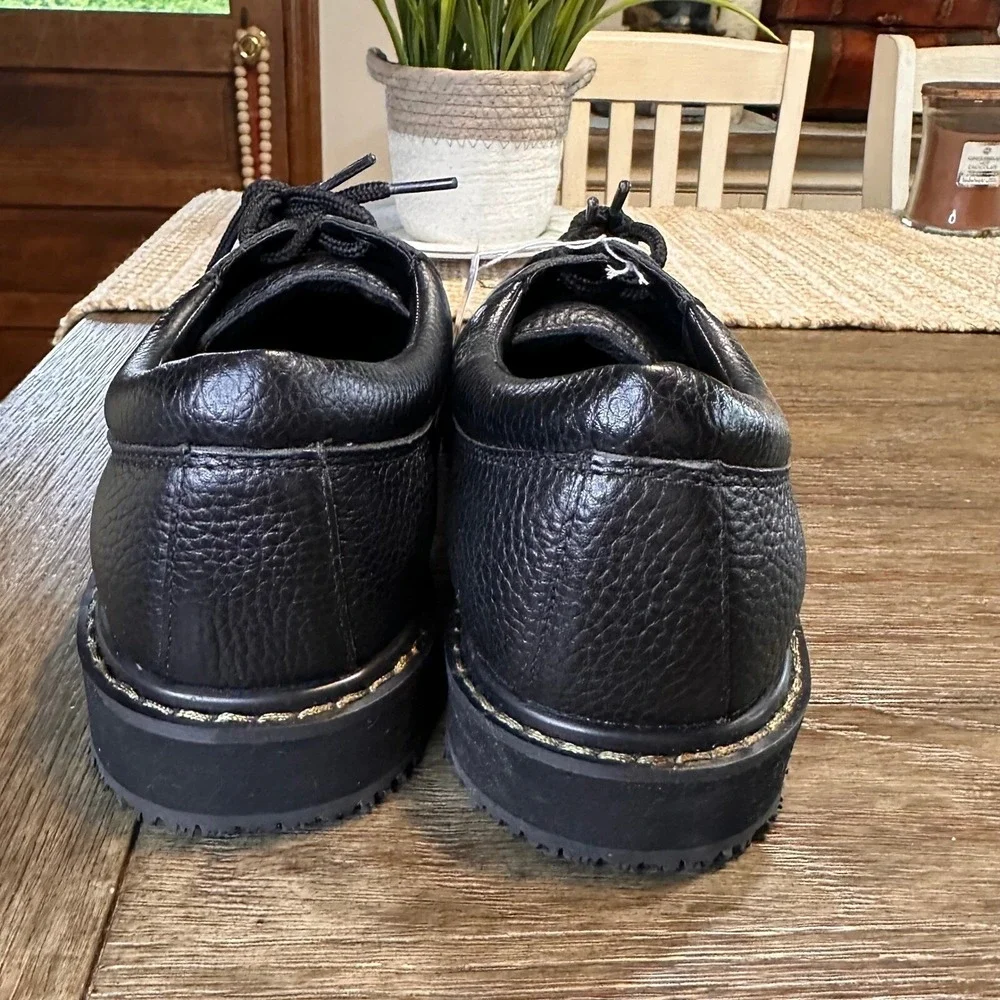 Dr. Scholl's Work Shoes Oil‎ Slip Resistant Harrington Oxford Leather Men's 9M